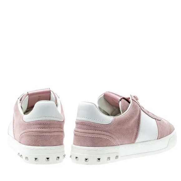 🆕 Valentino | Pink White Colorblock Flycrew Sneakers - Picture 4 of 6